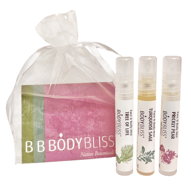 Native Botanicals Face & Body Mist Mini Trio