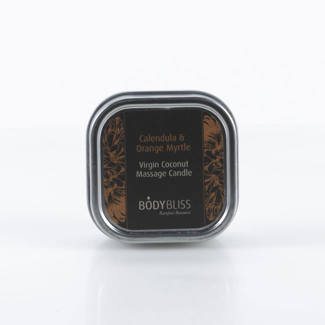 Calendula Orange Myrtle Virgin Coconut Massage Candle