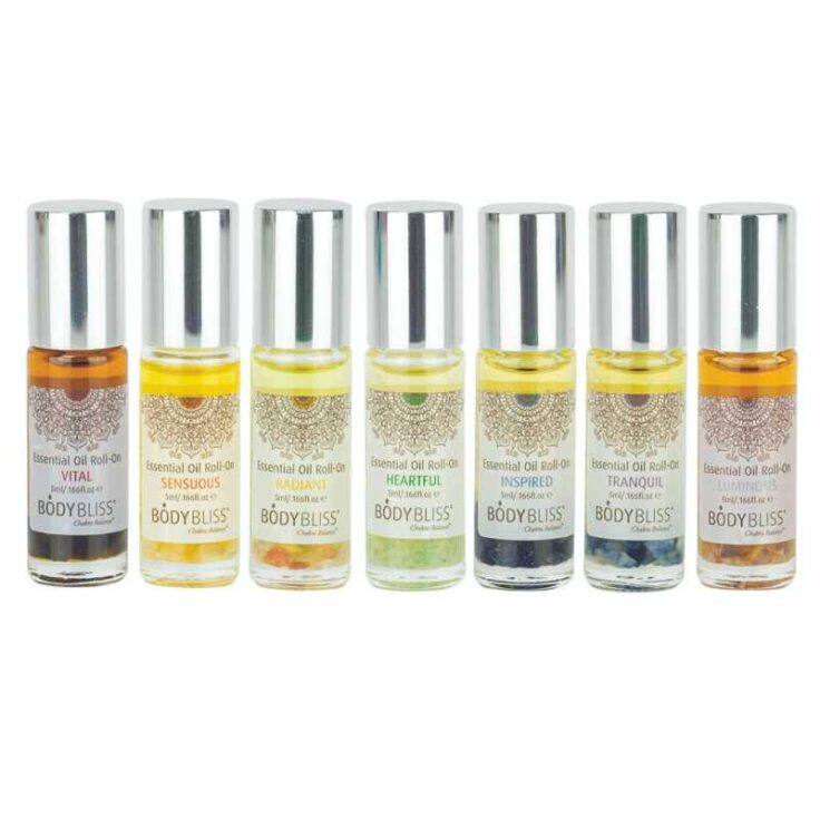 Chakra Balance Set of 7 Mini Essential Oil Roll-Ons
